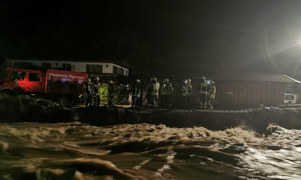 Dammbruch in Rottach gerade noch verhindert