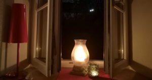Kerzenschein statt Stromversorgung